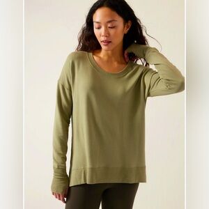 Athleta Olive Green Sweatshirt